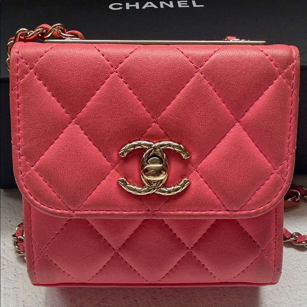 CHANEL Cluth with Chain Quilted Mini Bag - Picture 5 of 17